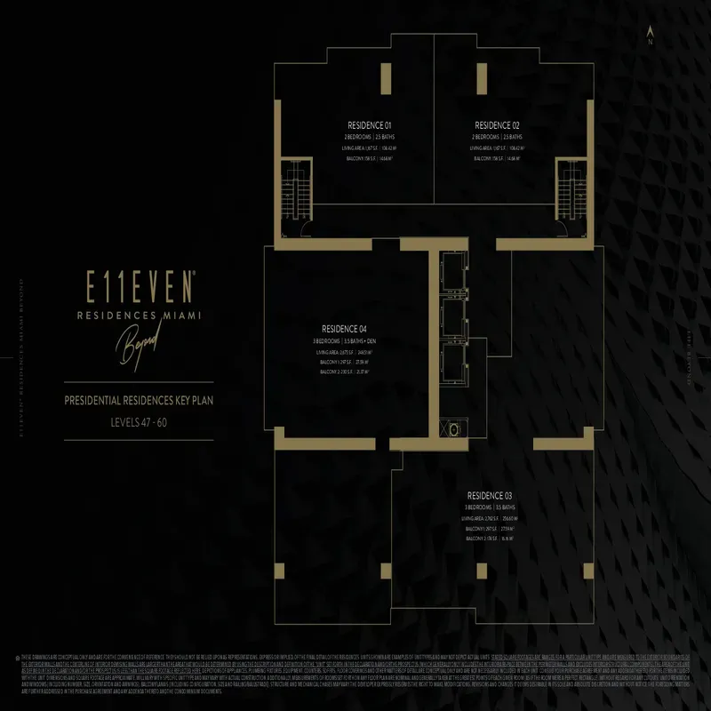 E11EVEN Club Residences Miami Beyond floor plan 9