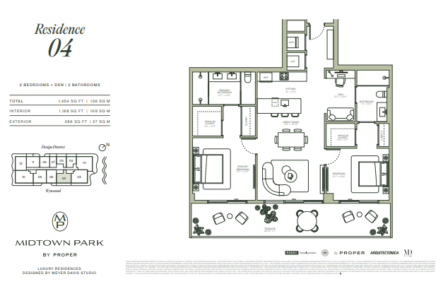 Midtown Park by Proper floor plan 1