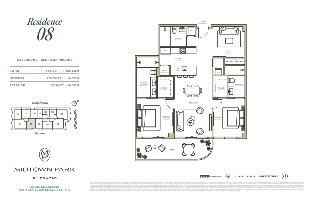 Midtown Park by Proper floor plan 4