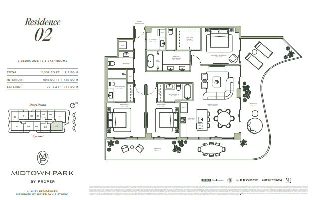 Midtown Park by Proper floor plan 5