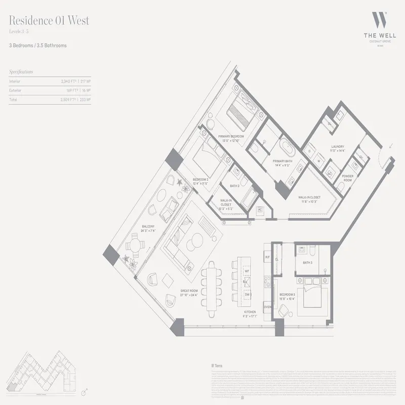 The WELL Coconut Grove floor plan 8