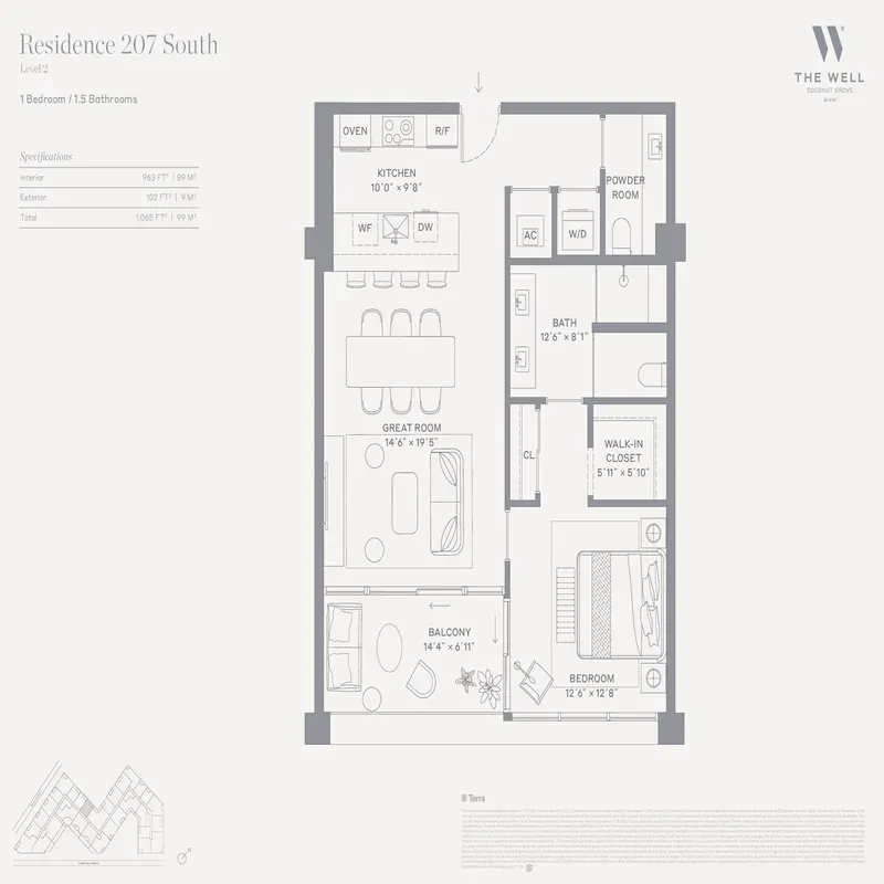 The WELL Coconut Grove floor plan 11