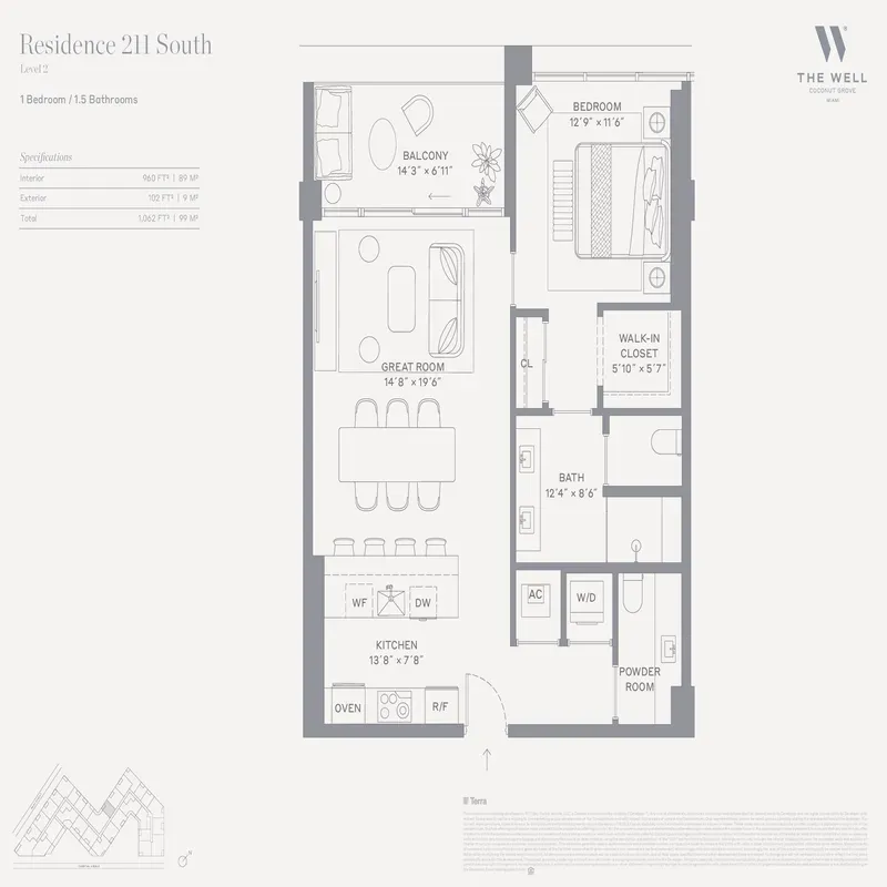 The WELL Coconut Grove floor plan 14