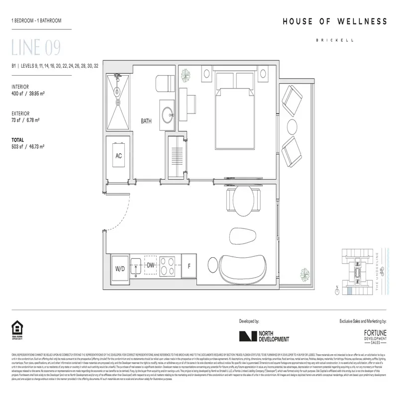 House of Wellness Brickell floor plan 3
