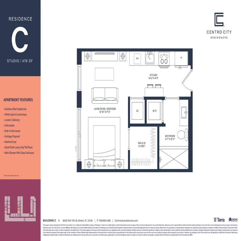 Centro City Residences floor plan 2