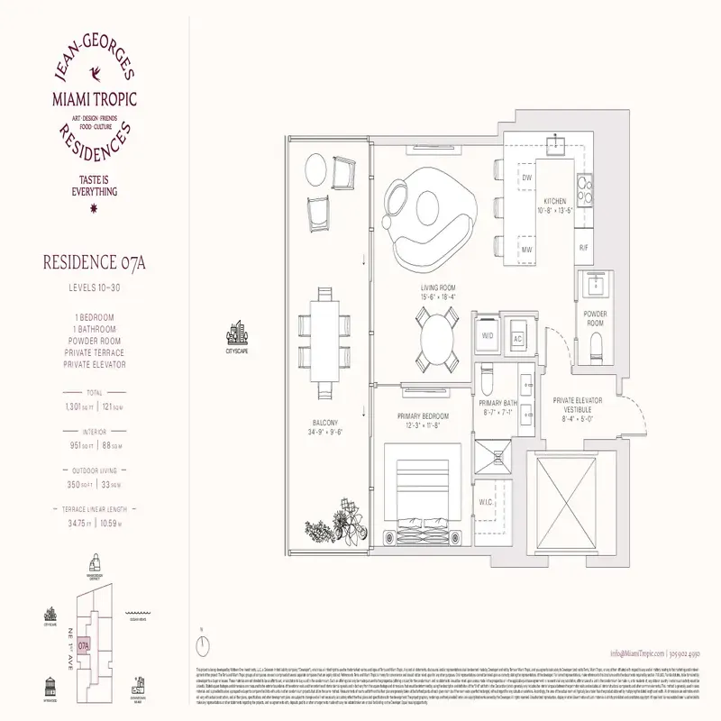 Jean-Georges Miami Tropic Residences floor plan 5