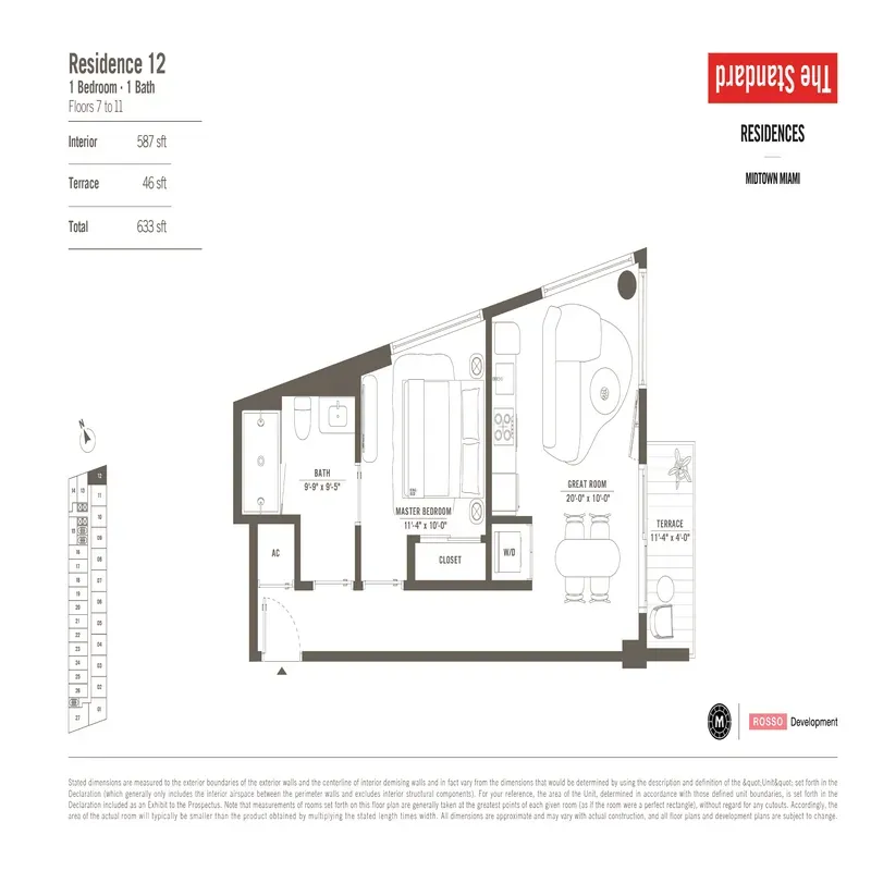 The Standard Residences floor plan 2