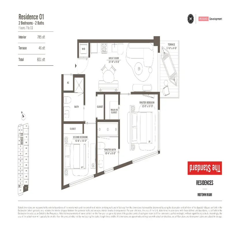 The Standard Residences floor plan 6