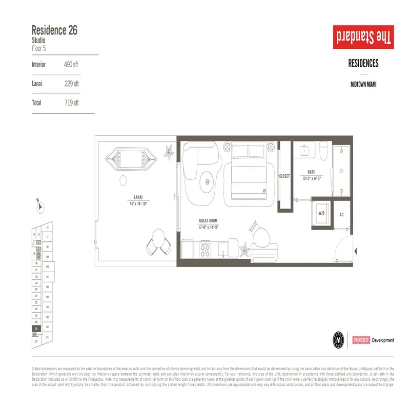 The Standard Residences floor plan 11