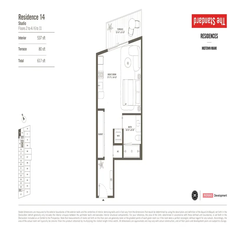 The Standard Residences floor plan 12