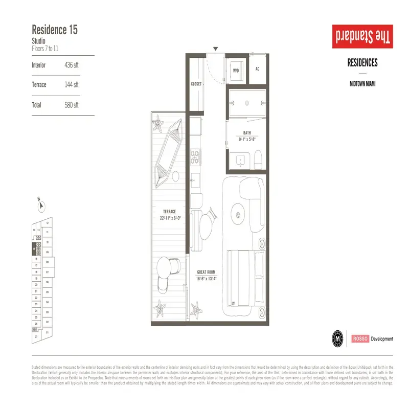 The Standard Residences floor plan 13