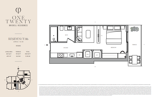 One Twenty Brickell Residences floor plan 2
