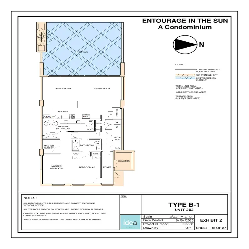 Entourage in the Sun floor plan 2